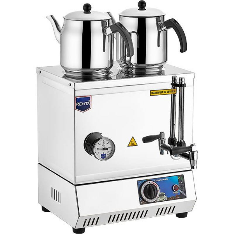 ÇİFT DEMLİKLİ PLEYTSİZ 23 LT ÇAY OCAĞI