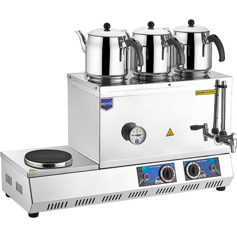 3 DEMLİKLİ PLEYTLİ ELEKTRİKLİ ÇAY OCAĞI