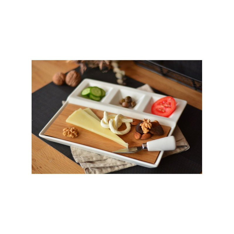 Bambum Polo- 3 Parça Peynir Servis Seti